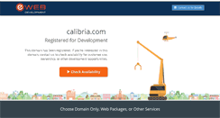 Desktop Screenshot of calibria.com